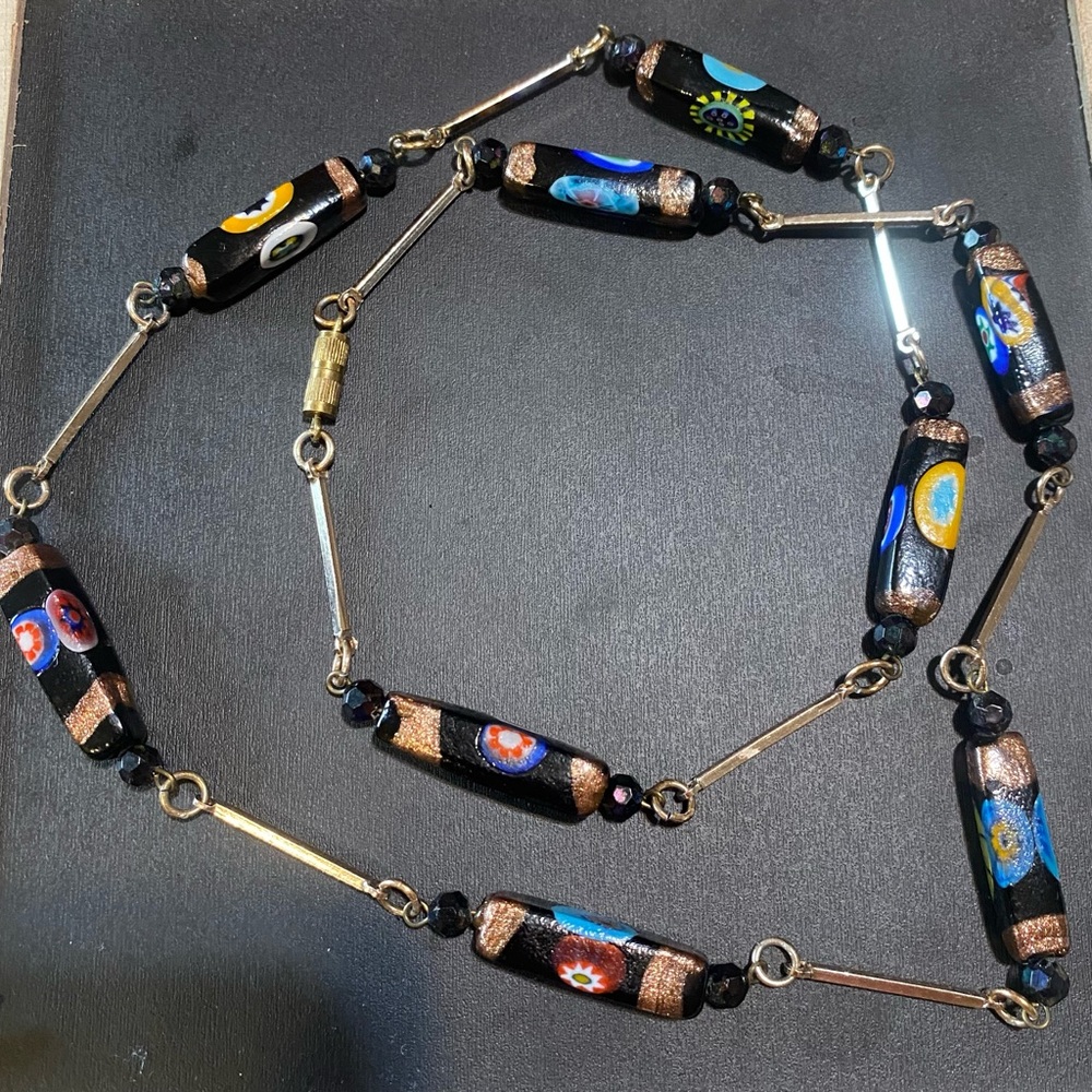 Vintage Italy beads necklace
